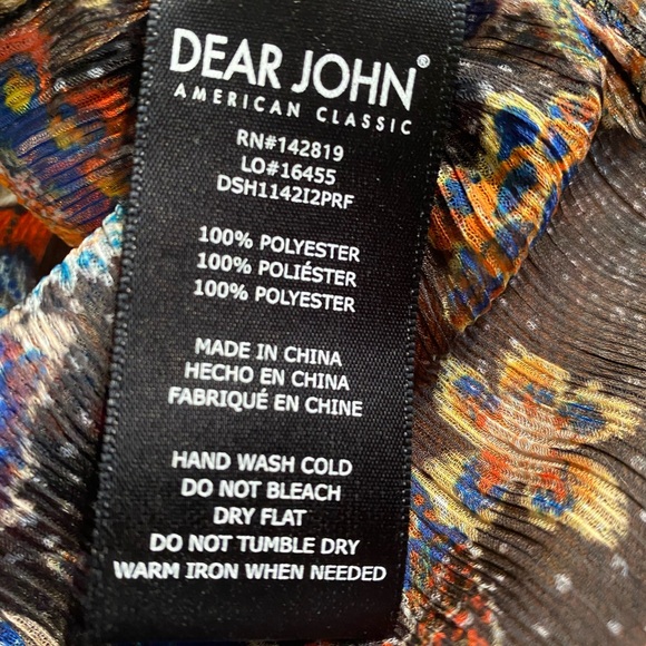 Dear John Sheer Floral Blouse - Picture 12 of 16